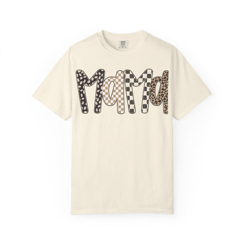 Mama Leopard Print T-Shirt — Animal Print 'Mama' Graphic Tee
